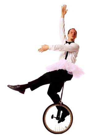 unicycling comedy - Frank Info Unicycle Ballet